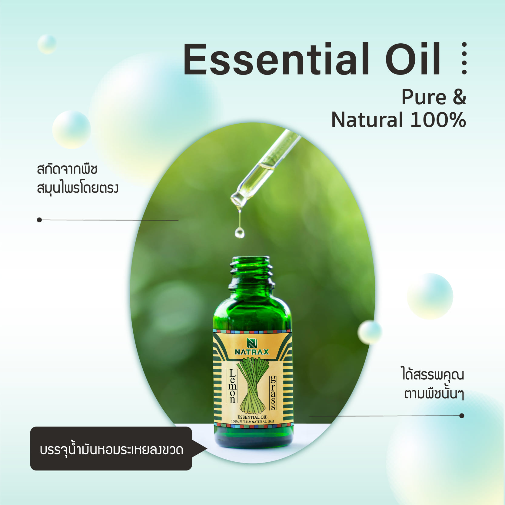 Essential Oil ที่ได้จากธรรมชาติ