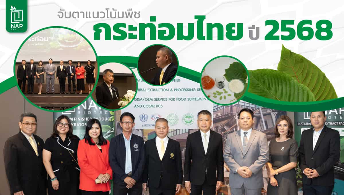จับตาแนวโน้มพืชกระท่อมไทย ปี 2568